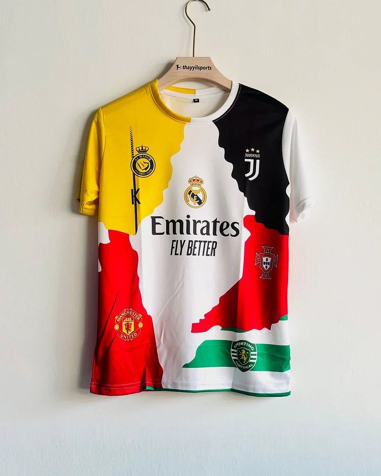 Cristiano Ronaldo Legacy Football Jersey – Multi-Club Design